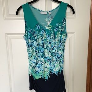 NWT Flowered Tank